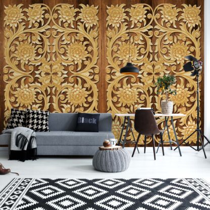 3D Vintage Pattern Wood(10066WM)