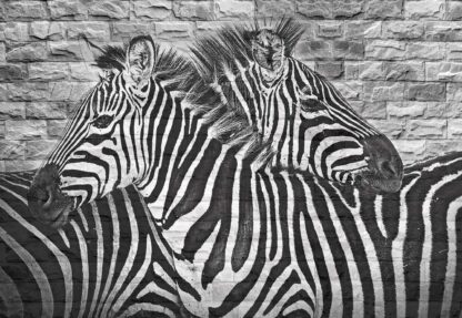 Brick Wall Zebras(10113WM) - Image 2