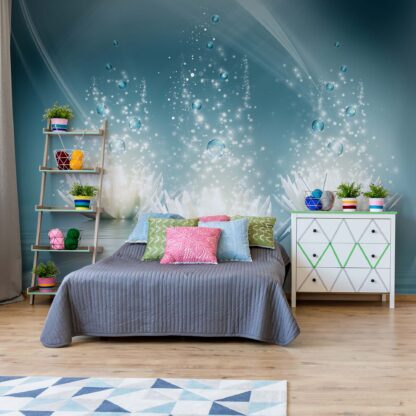 Spa Flowers Sparkles Blue(10224WM)
