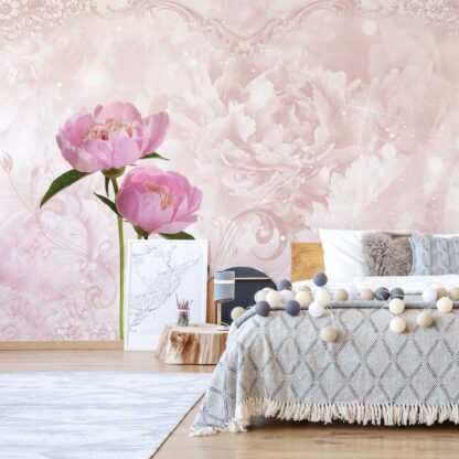 Soft Flowers Pink Modern Floral(10295WM)