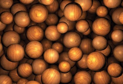 3D Wooden Balls(10336WM) - Image 2