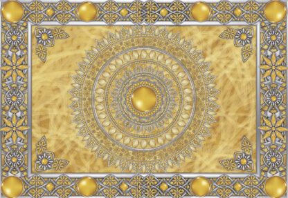 Tribal Pattern Yellow(10373WM) - Image 2