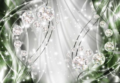 Luxury Ornamental Design Diamonds Green(10405WM) - Image 2