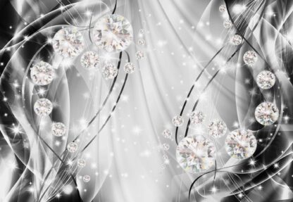 Luxury Ornamental Design Diamonds Silver(10406WM) - Image 2
