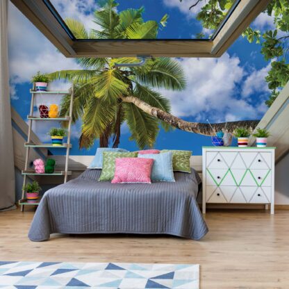Tropical Beach 3D Skylight Window View(10414WM)