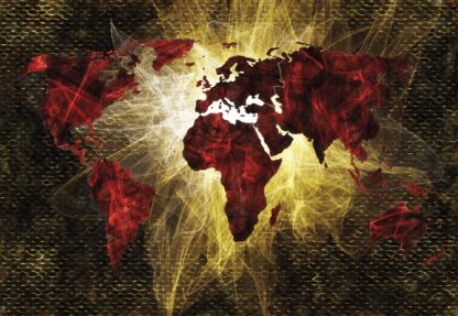 Modern World Map Lights(10424WM) - Image 2