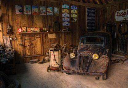 Vintage Car Dusty Garage(10518WM) - Image 2