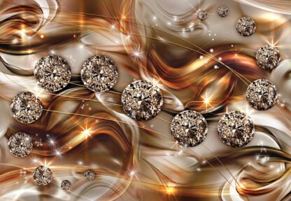 Luxury Ornamental Design Diamonds Gold(10576WM) - Image 2