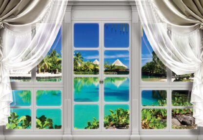 3D Door View Tropical Lagoon(10630WM) - Image 2