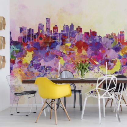 Watercolour City Skyline(10634WM)