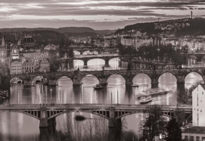 Black And White City Bridges(10718WM) - Image 2
