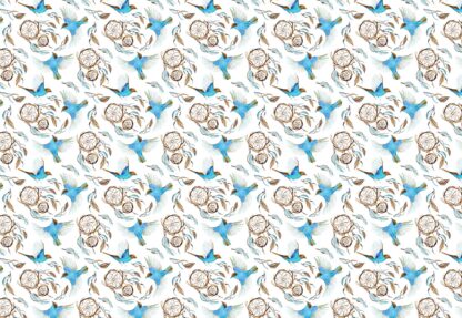 Vintage Birds And Flowers Pattern(10724WM) - Image 2