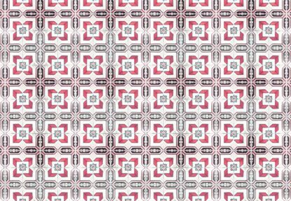 Vintage Tiles Pattern Pink(10804WM) - Image 2