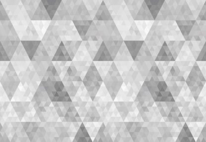 Modern Geometric Triangles Pattern Grey(10834WM) - Image 2