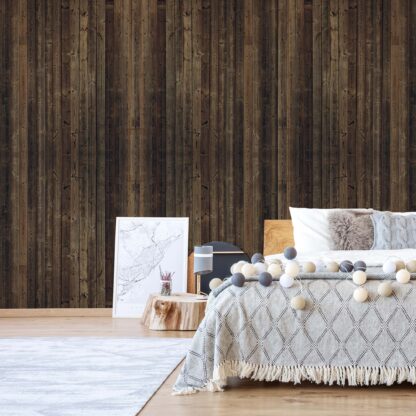 Wood Planks Dark Brown(1089WM)