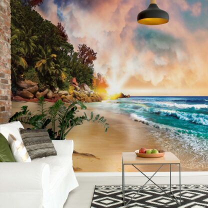 Tropical Beach Sunset(10897WM)