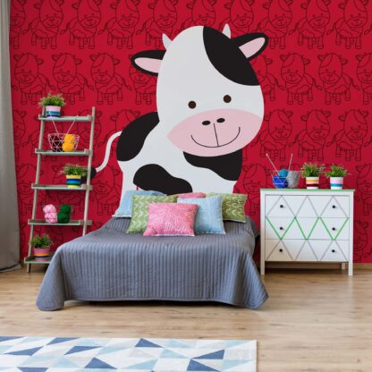 Happy Cartoon Cow(10984WM)