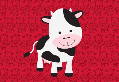 Happy Cartoon Cow(10984WM) - Image 2