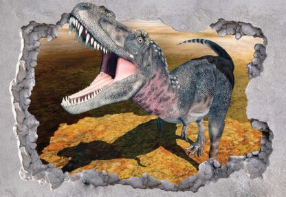 Dinosaur 3D Jumping Out Of Hole In Wall(11037WM) - Image 2