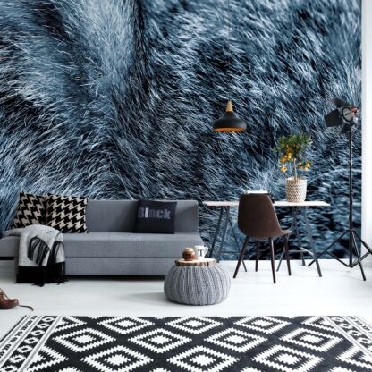 Wolf Fur Texture Blue(11074WM)