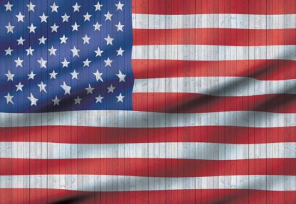 Rustic American Flag Usa(1108WM) - Image 2