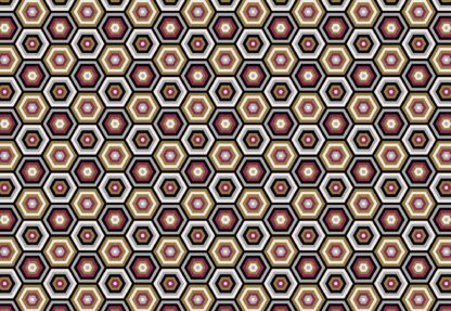Modern Hexagonal Pattern(11137WM) - Image 2