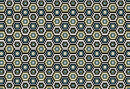 Modern Hexagonal Pattern(11138WM) - Image 2