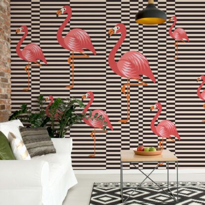 Modern Flamingo Pattern(11143WM)
