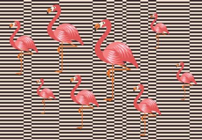 Modern Flamingo Pattern(11143WM) - Image 2