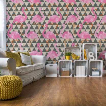 Modern Flamingo Pattern(11145WM)