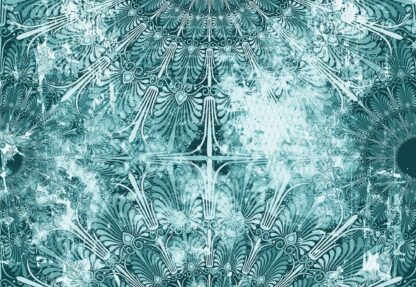 Blue Turquoise Vintage Grunge Design(11227WM) - Image 2