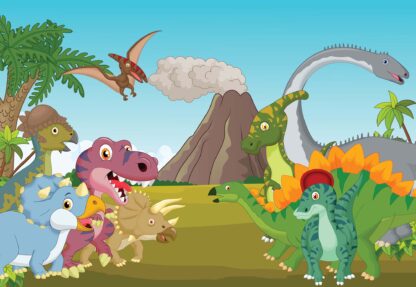 Cartoon Dinosaurs(11414WM) - Image 2