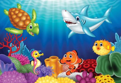 Cartoon Sea Creatures(11415WM) - Image 2