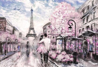 Paris Street Art Painting(11470WM) - Image 2