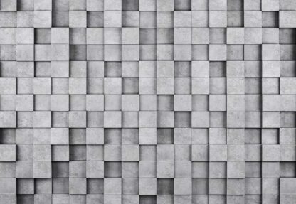 3D Grey Concrete Cubes Modern Texture(11514WM) - Image 2
