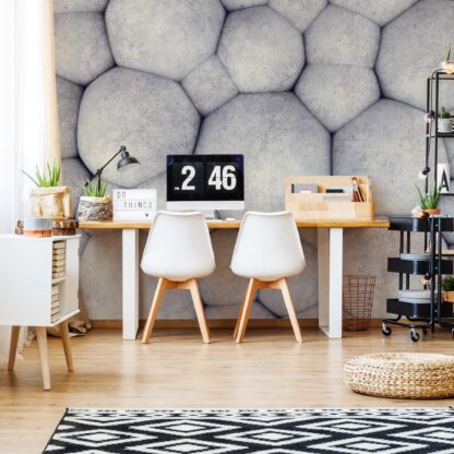 3D Concrete Bubbles Modern Texture(11515WM)