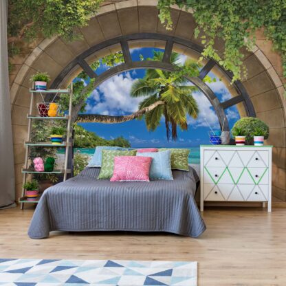 Tropical Beach Archway View(11554WM)