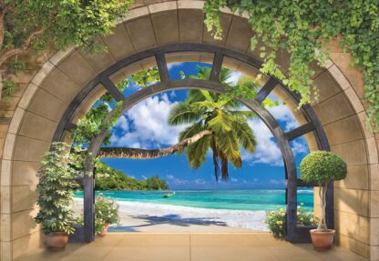 Tropical Beach Archway View(11554WM) - Image 2