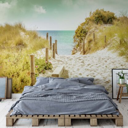 Pastel Colours Beach Sand Dune Path(11594WM)
