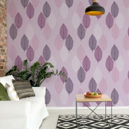 Purple Leaves Pattern(11724WM)