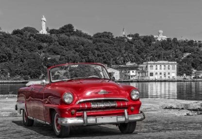Havanna Cuba Red Vintage Car(11859WM) - Image 2