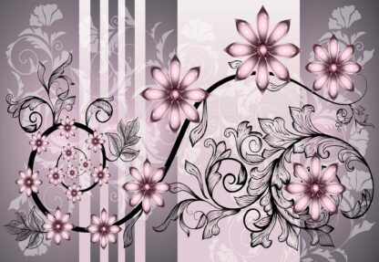 Floral Pattern With Swirls(1200WM) - Image 2