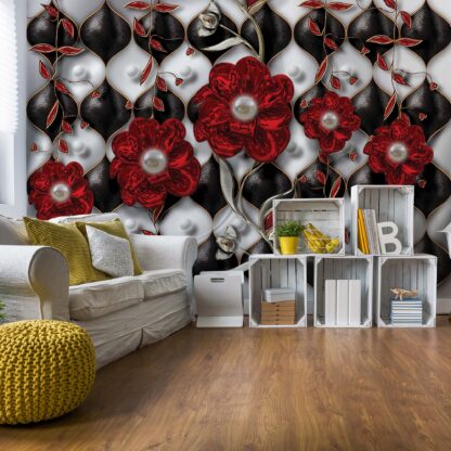 3D Luxury Floral Design(12051WM)