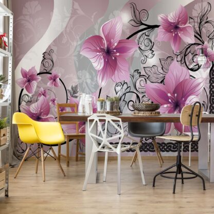Flowers Floral Pattern Pink(1231WM)