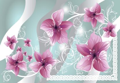 Flowers Floral Pattern Pink(1233WM) - Image 2