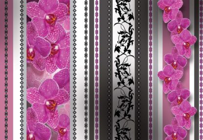 Luxury Floral Design Pink Orchids(1276WM) - Image 2