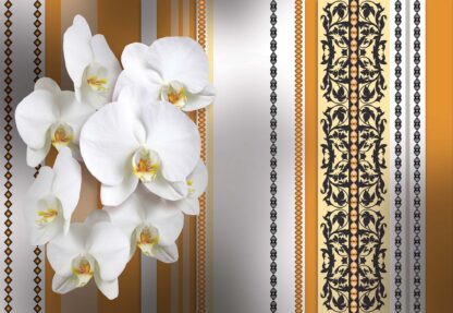 Luxury Floral Design Orchids Yellow(1285WM) - Image 2
