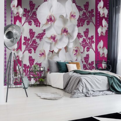 Luxury Floral Design Orchids Pink(1290WM)