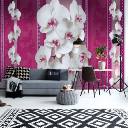 Luxury Floral Design Orchids Pink(1291WM)