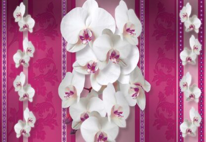 Luxury Floral Design Orchids Pink(1291WM) - Image 2